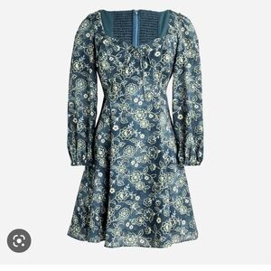J.crew sweetheart long-sleeve mini dress